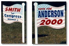 Speedi sign is the best online sign shop for cheap political signs and political campaign yard signs.
